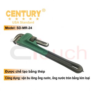 Mỏ lết răng bọc nhựa 12" century - sd-mr-12
