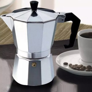 Bình pha cafe moka espress 6 cup bạc