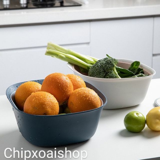 Rổ Chậu Nhựa Cao Cấp Rổ Châu Vuông Đựng Rau Củ Quả | BigBuy360 - bigbuy360.vn