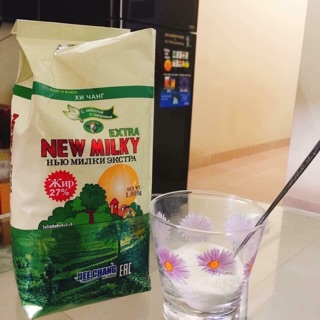 SỈ/LẺ - DATE MỚI NHẤT SỮA BÉO NGA NEW EXTRA MILKY - 1KG - TÚI - NGA