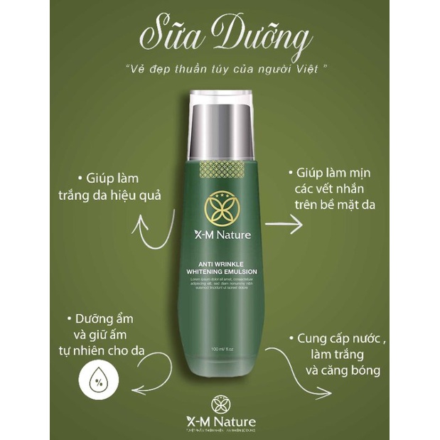 Sữa Nuôi dưỡng trắng da 100ml