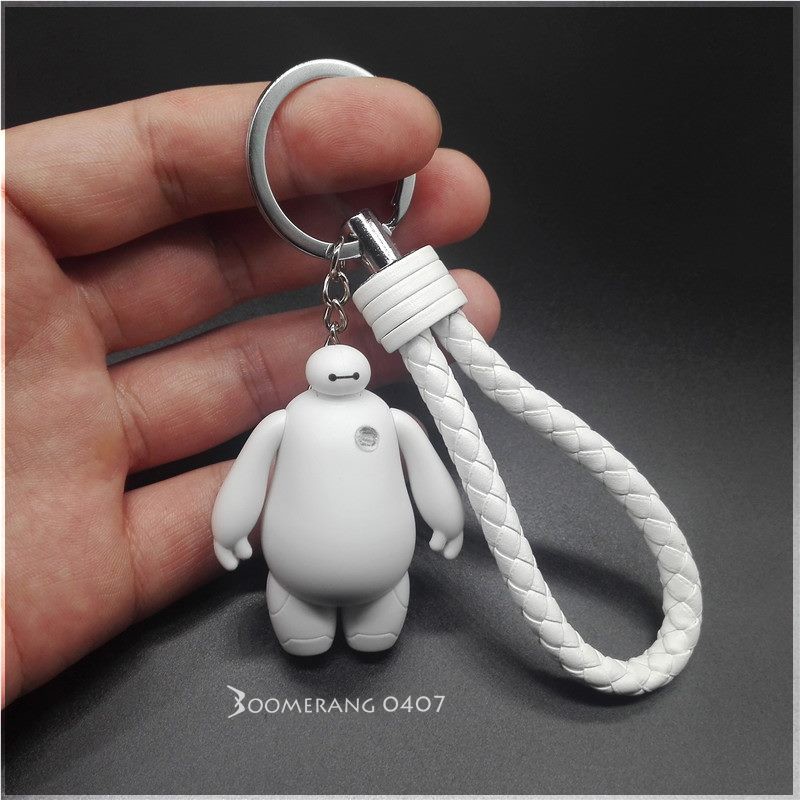 Móc chìa khóa đèn LED Baymax Mô phỏng Siêu anh hùng, Quà tặng độc đáo