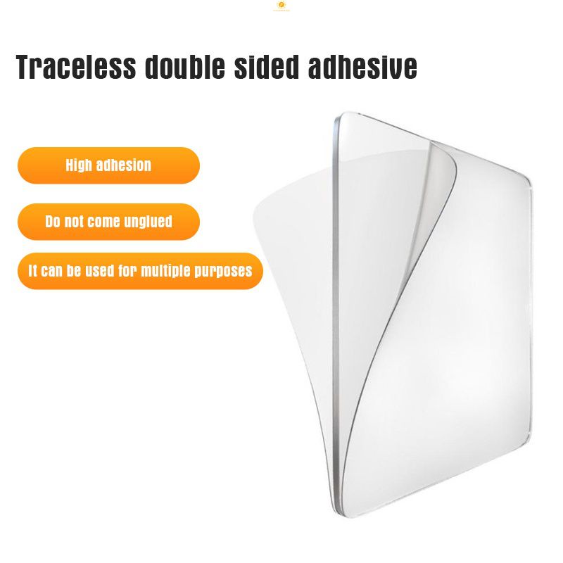 100/5 Chiếc Đa Năng Trong Suốt Liền Mạch Keo 2 Mặt Dán Băng Nano Mạnh Mẽ Miếng Dán siêu Dính Phụ Trợ Miếng Dán Chống Thấm Nước Nhãn Dán Ma Thuật Cho Tường Nhà Tắm