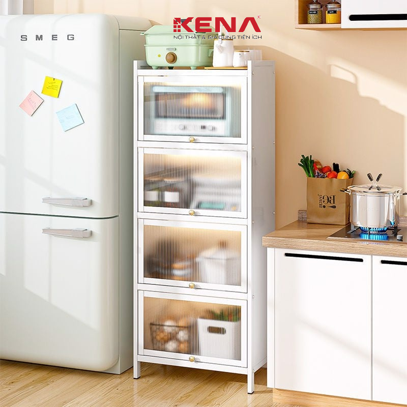 Kệ bếp Kena sắt hộp Hòa Phát phun sơn tĩnh điện chống ẩm chống gỉ KN 263