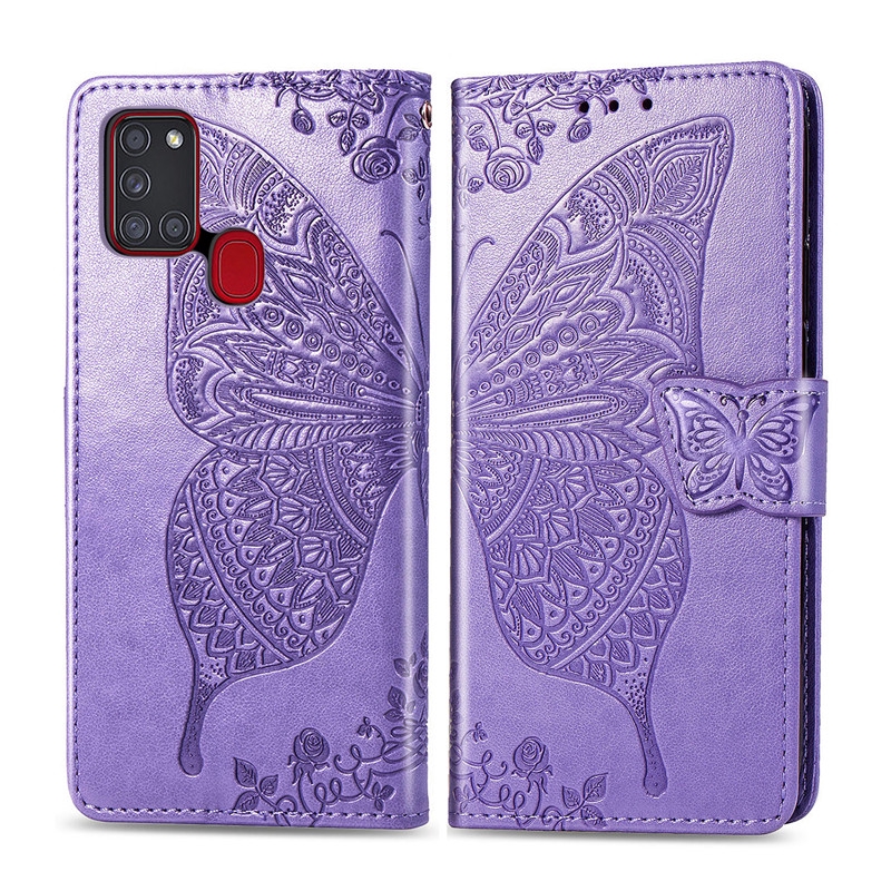 Bao Da Điện Thoại Nắp Lật Họa Tiết Bướm 3d Cho Samsung A21s A51 5g A71 5g Galaxy Ốp | BigBuy360 - bigbuy360.vn