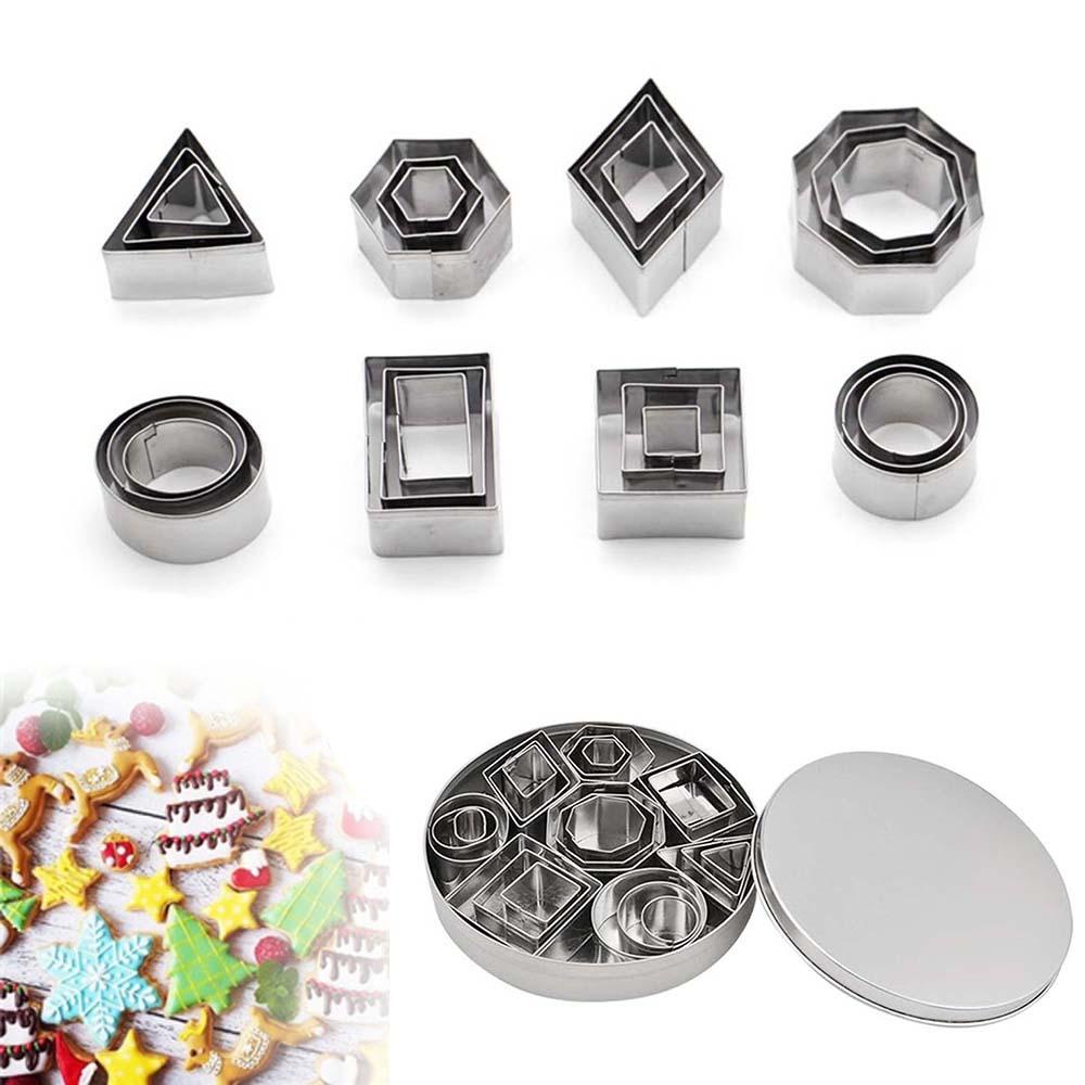 Set 24 Khuôn Cắt Đất Sét Chất Liệu Thép Không Gỉ