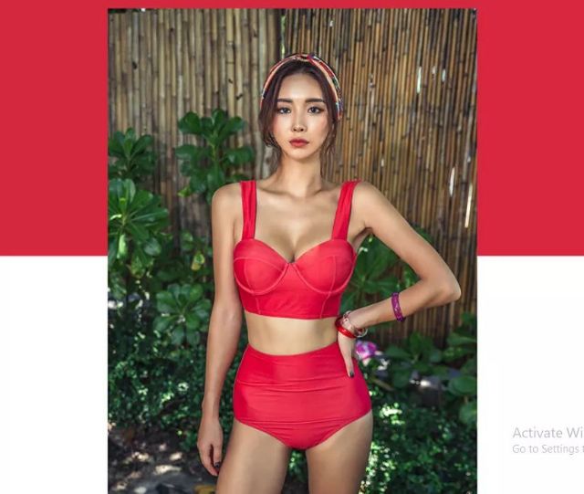 BikiniStoreVn : Đồ Bơi 2 Mảnh Lưng Cao Style Hàn Quốc B115 | BigBuy360 - bigbuy360.vn