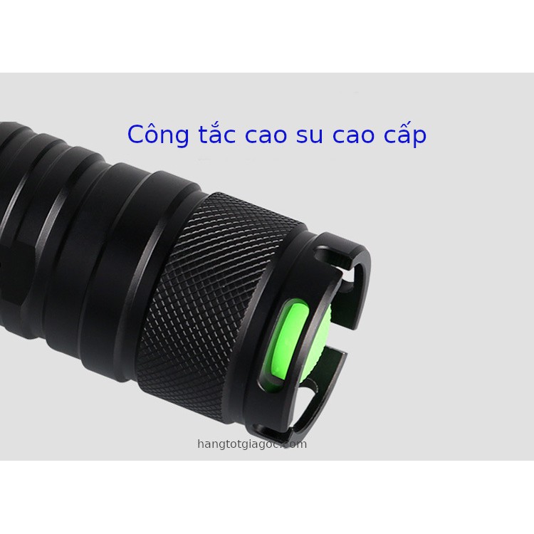 Đèn pin siêu sáng siêu bền Supfire F11-T có thể zoom, hợp kim nhôm –