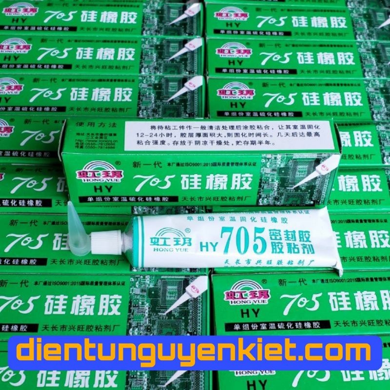 Keo HY705 trong suốt đổ mạch điện-bảo vệ mạch điện