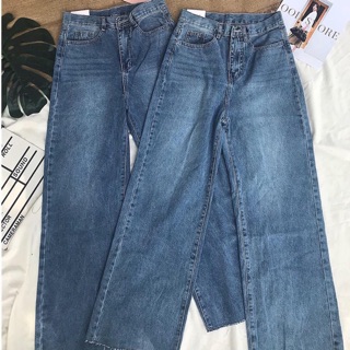 Quần Culottes Cạp Cao Ống Dài Tôn Dáng - Hình Chụp Thật