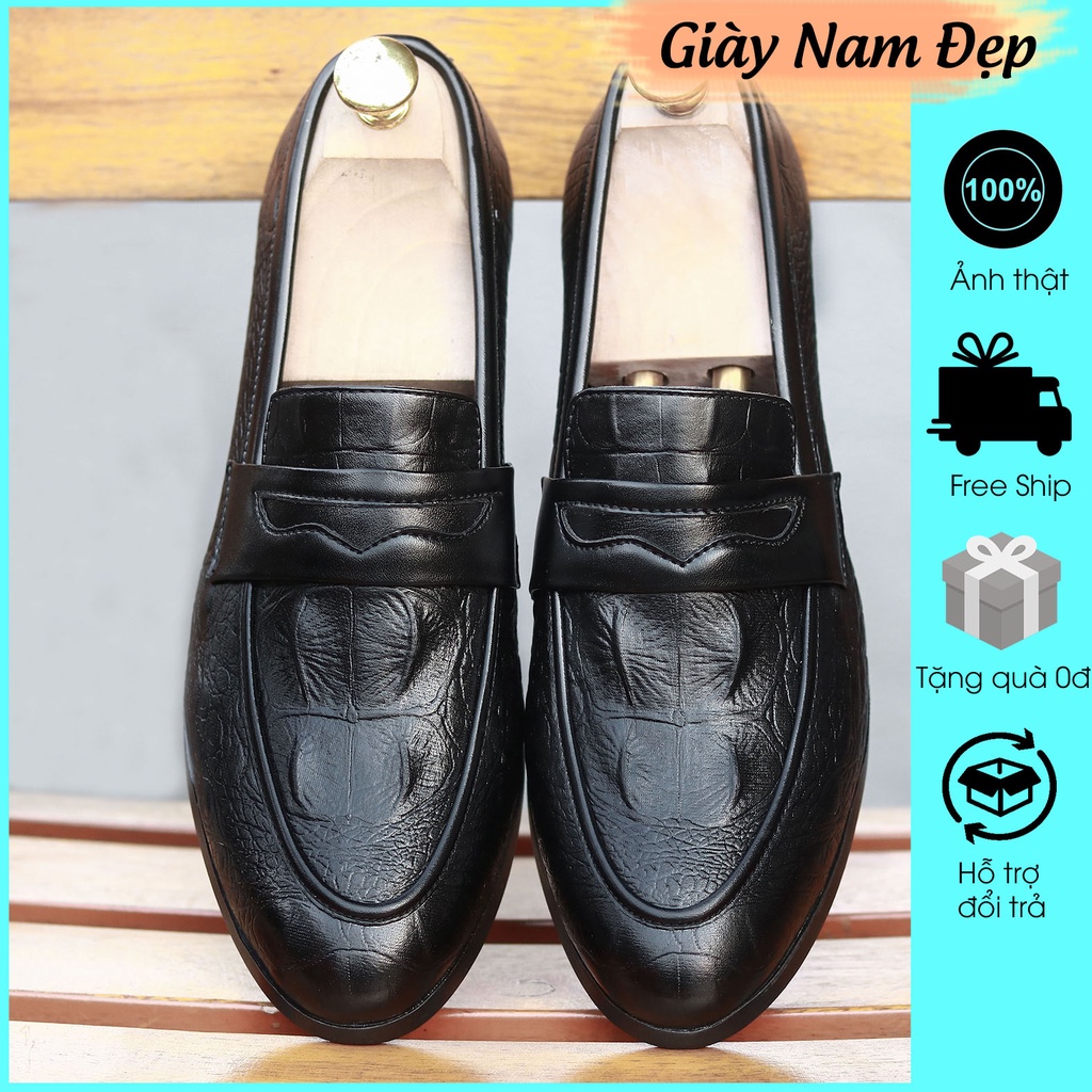 Giày lười nam giá rẻ, giày lười nam giá rẻ mã L179