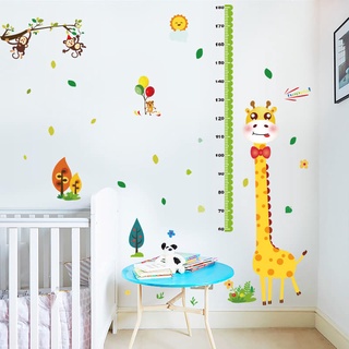 Decal thước đo chiều cao dán tường đáng yêu - đủ mẫu