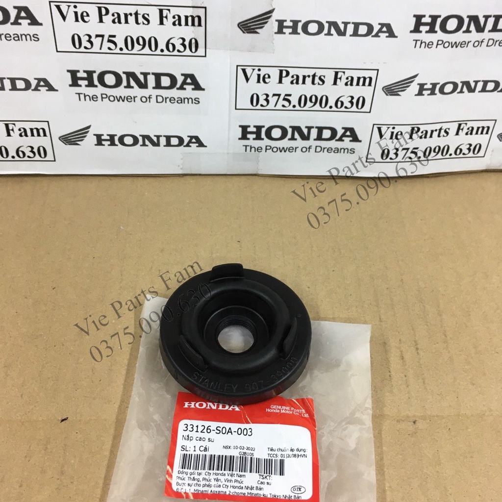 CAO SU CHỤP ĐUÔI ĐÈN PHA DIN DÙNG CHO CÁC DÒNG XE HONDA, hàng din Honda mới 100%