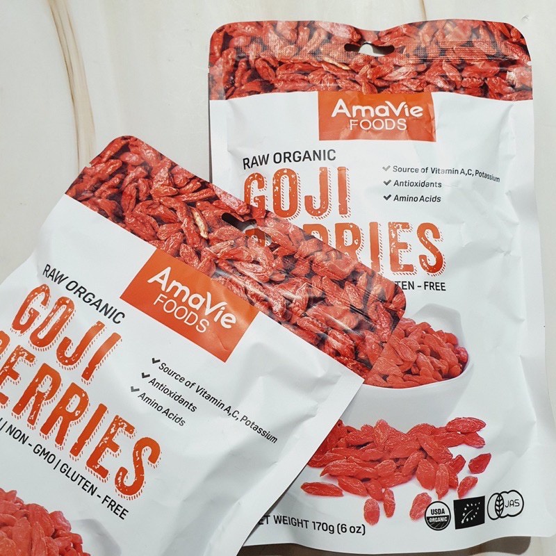 Kỷ tử hữu cơ AmaVie Foods - Gói 50g