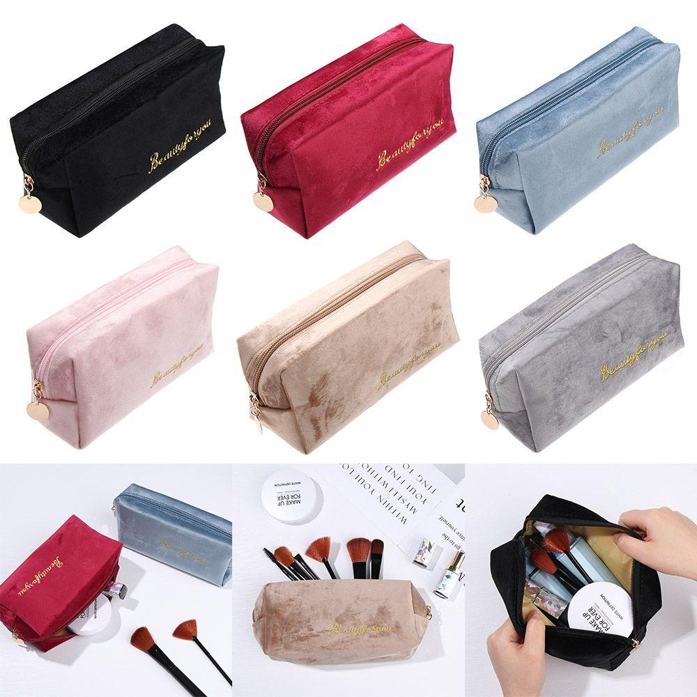Hộp Đựng Đồ Vệ Sinh Bằng Nhung Mềm Mại Tiện Dụng