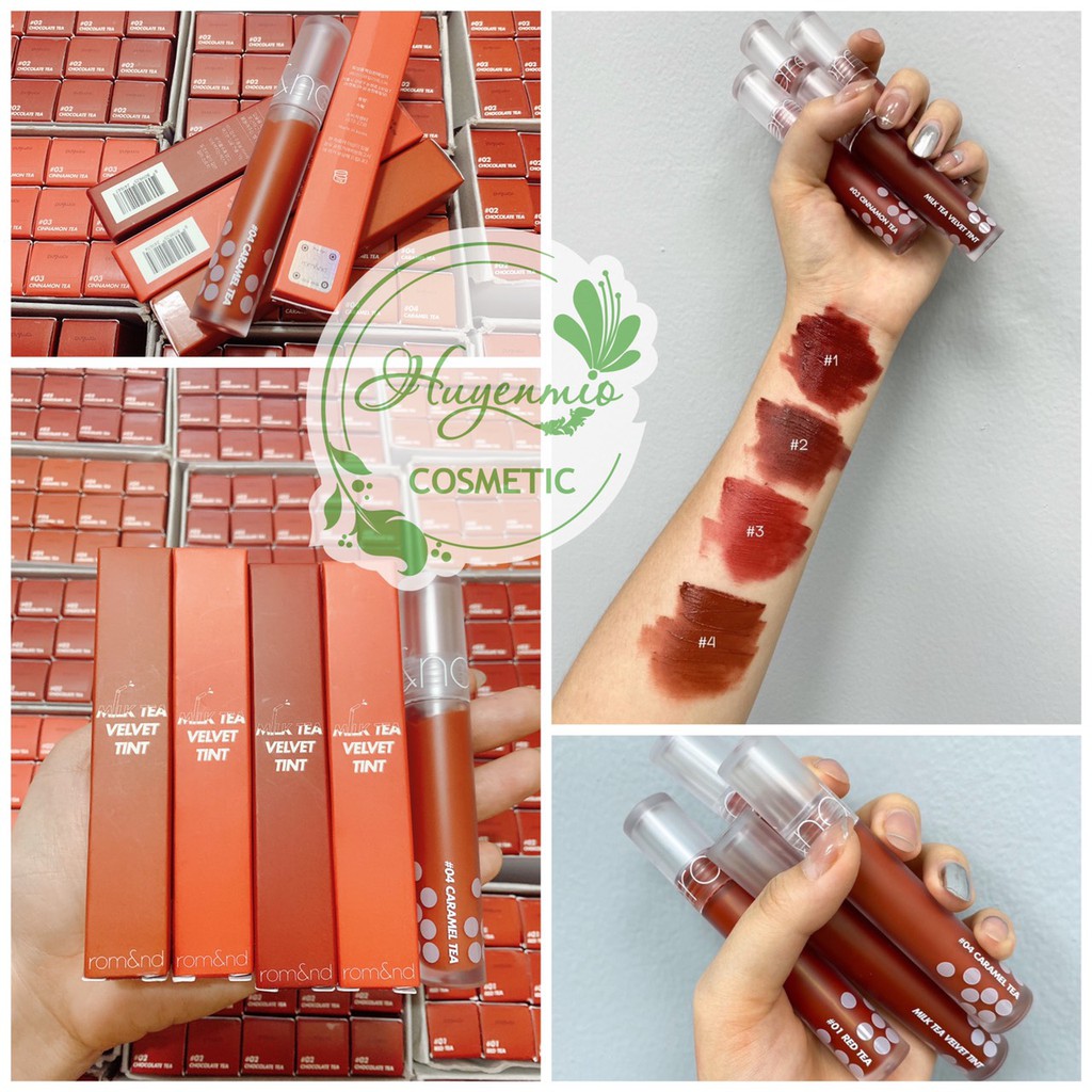 Son Kem Romand Milk Tea Velvet Tint - Romand Trà Sữa | Thế Giới Skin Care