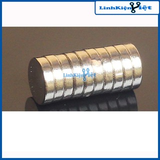 Bộ 10 Viên Nam Châm Đất Hiếm 8x2mm (từ tính hút cực mạnh)