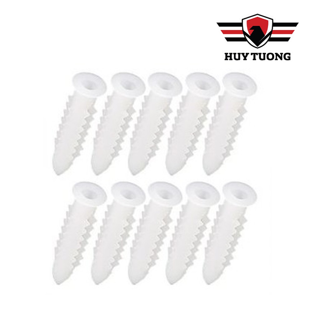 Bộ 20 tắc kê nhựa + 20 vít bắt tường (2p - 3p - 4p - 5p - 6p - 7p) cao cấp đa năng tiện lợi - Huy Tưởng