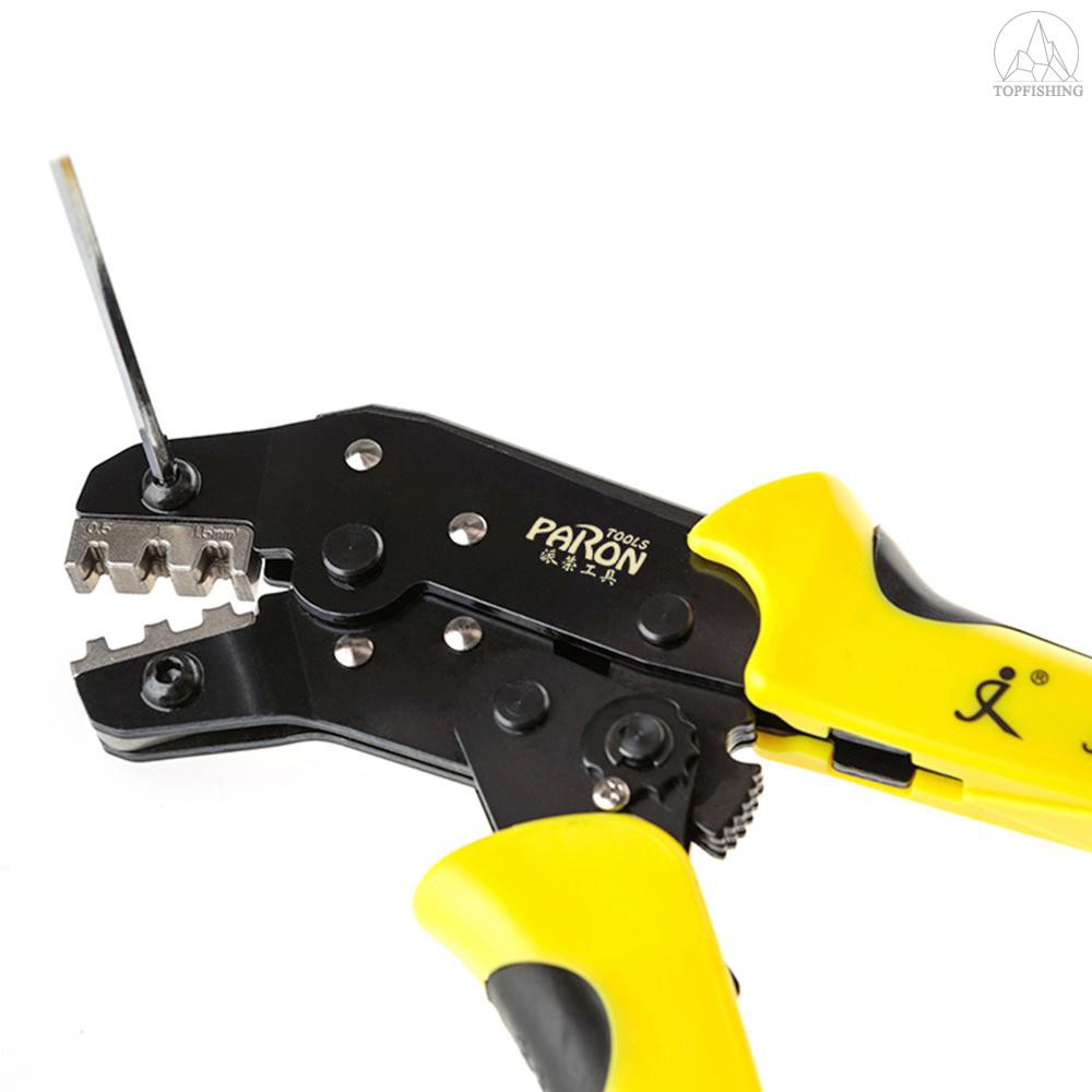 Tfh★PARON Professional Wire Crimpers Engineering Ratchet Terminal Crimping Pliers JX-48B 3.96 to 6.3mm 26-16AWG Crimper