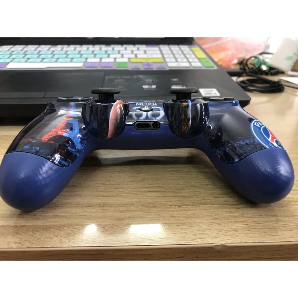 Tay cầm PS4 nâng cấp 2022 - dung lượng pin 800 mAh - kết nối bluetooth chơi game fifa online 4 - PES - FIFA