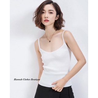 Áo lót 2 dây thun gân cổ tim - , tongkho789