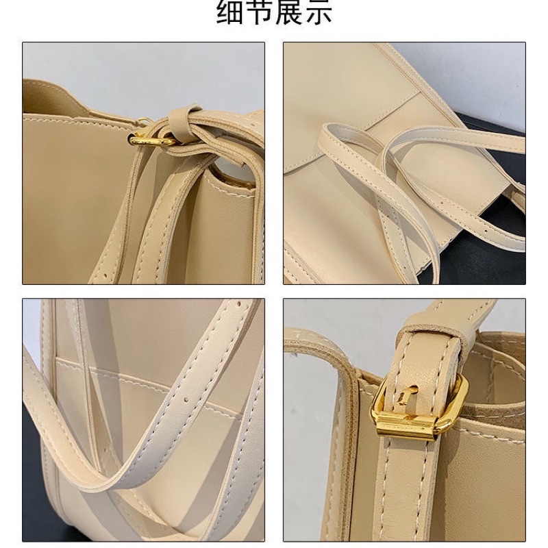 Túi tote chất da PU phong cách Hàn Quốc