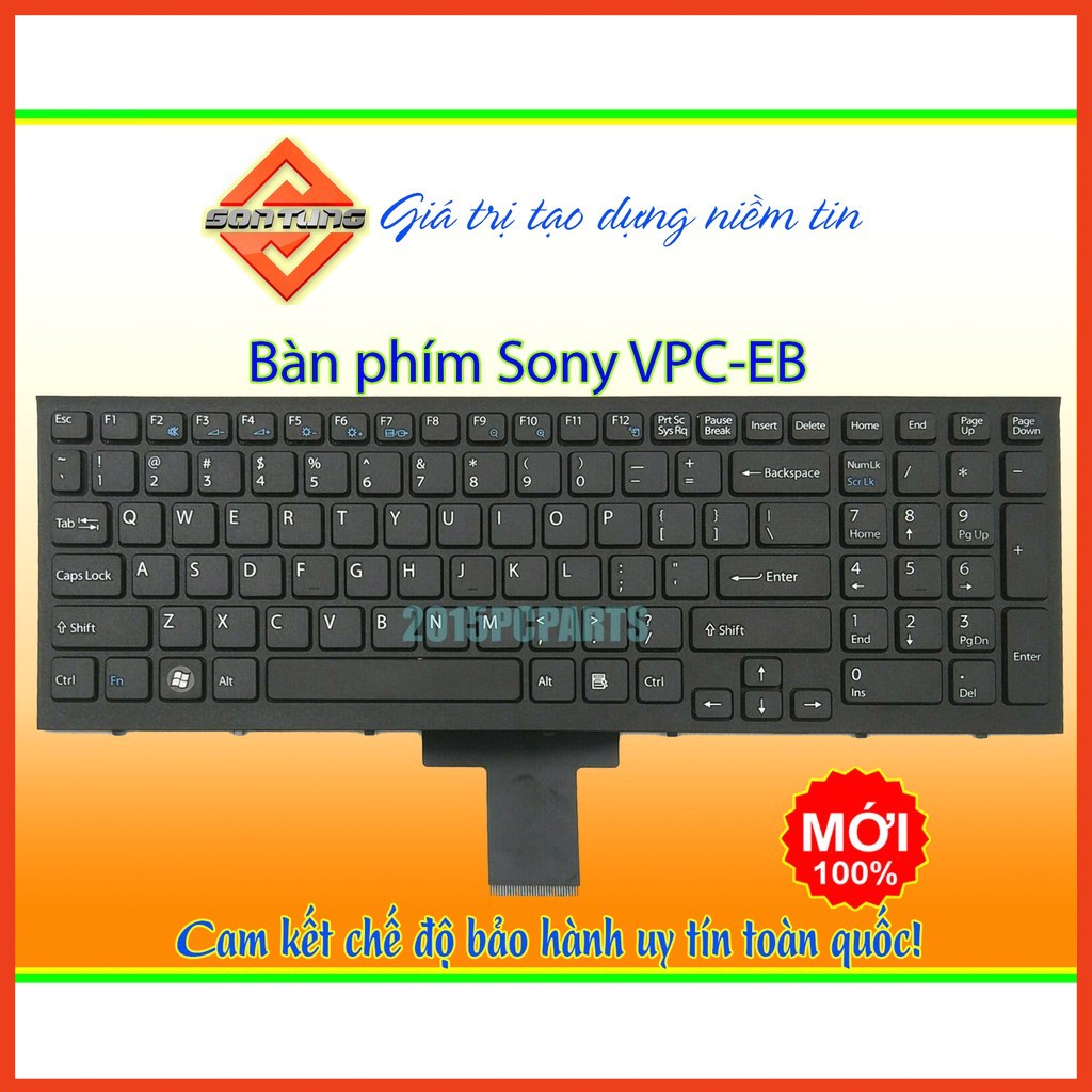 Bàn Phím Laptop Sony Vaio VPC EB VPCEB VPC-EB VPC-EB1 VPC-EB2 VPC-EB3 VPC-EB4 Series
