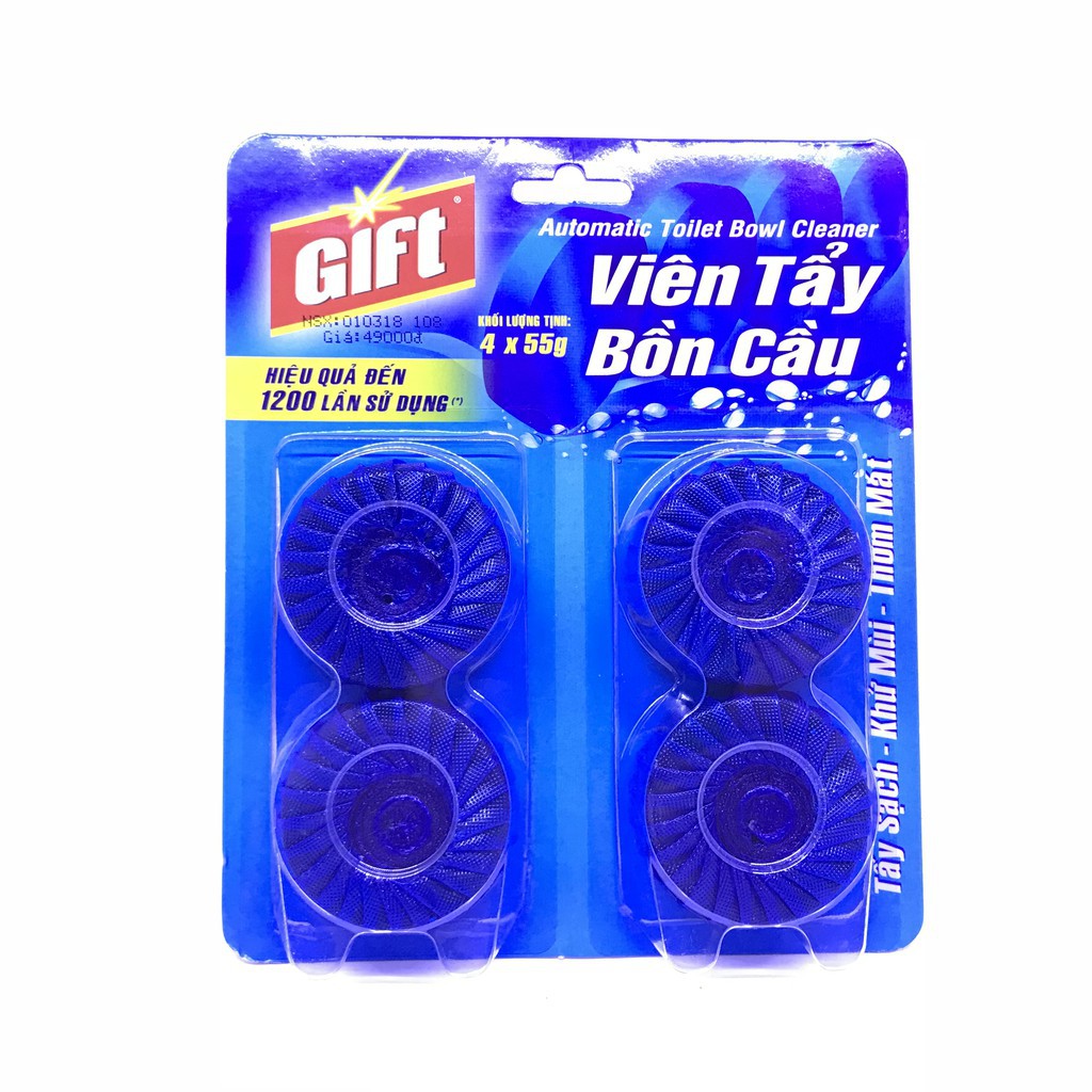 Viên tẩy bồn cầu Gift (4x55g)