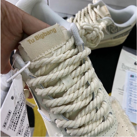Giày Nike Air Force 1 Dây Thừng , Giày Nike Thể Thao  Thổ Cẩm Phối Đồ Nam Nữ Siêu Hot Trend Mẫu Mới bản Đẹp