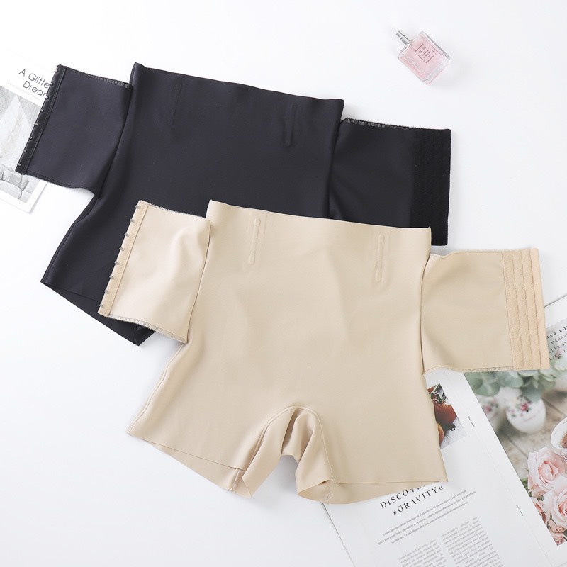 Quần Gen Nịt Bụng Đúc Su Móc Cài Lụa Siêu Co Giãn Định Hình Vòng Eo Cao Cấp 4385