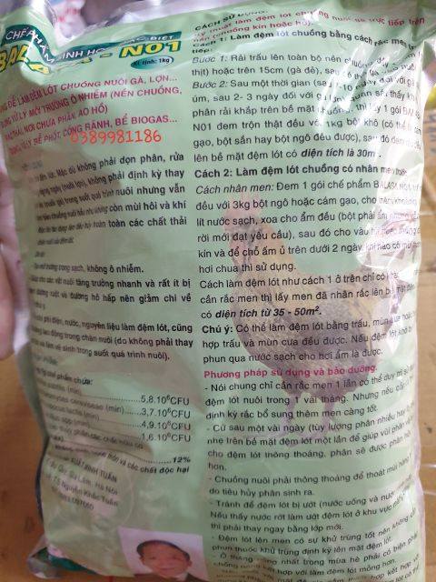 Chế phẩm sinh học đặc biệt Balasa- No1 (1kg)