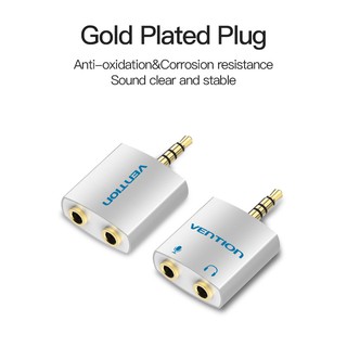 ĐẦU CHIA AUDIO 3.5MM 1 RA 2 VENTION BDBW0
