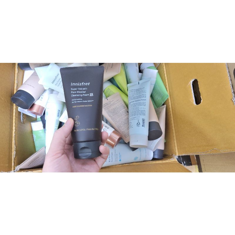 Bộ sưu tập tất cả các loại sữa rửa mặt innisfree cho mọi loại da, da dầu, da khô, da mụn...