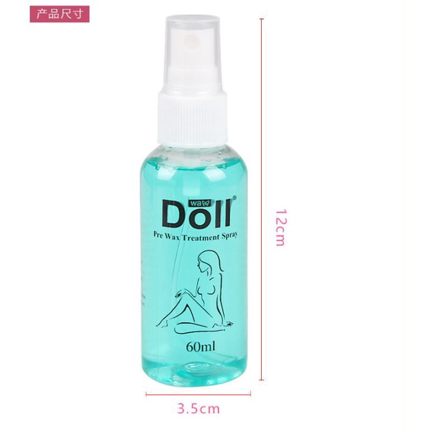 Chai xịt dưỡng ẩm trước khi wax lông doli 60ml