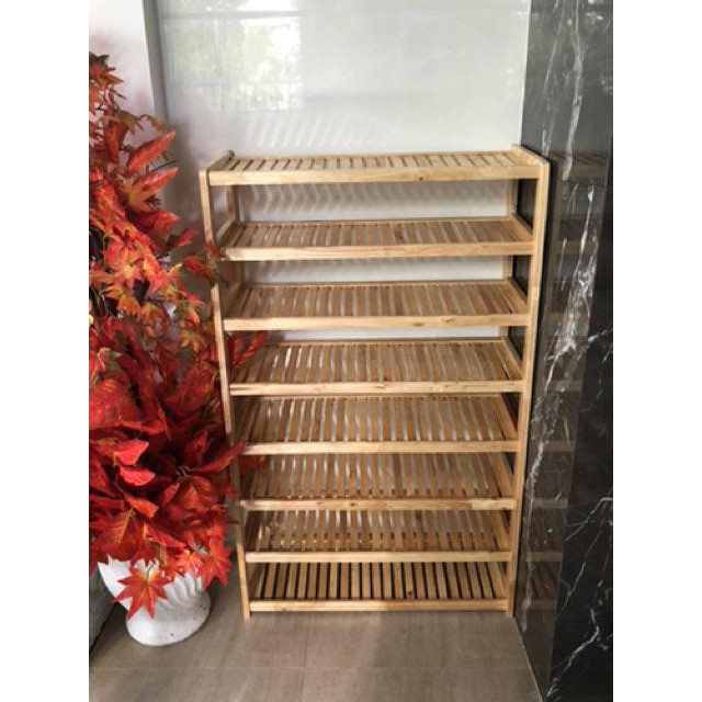 🔥MIỄN SHIP🔥 Kệ Giày Dép Gỗ 8 Tầng Rộng 80cm và 7 Tầng 80cm