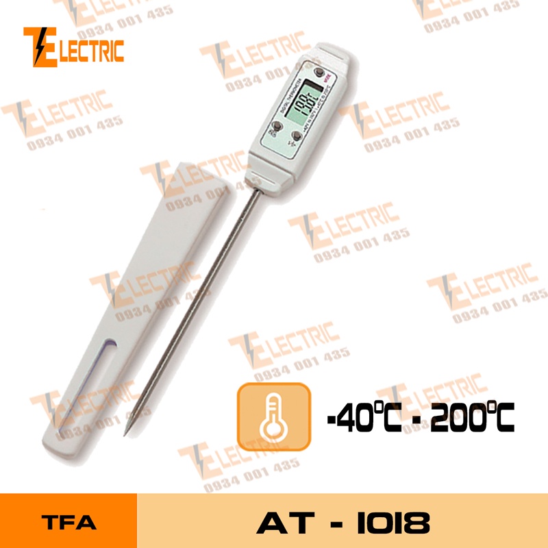 Nhiệt kế TFA AT - 1018 Bút Đo Nhiệt Độ 200 ĐỘ Thiết Bị Đo Nhiệt Độ Tiếp Xúc Trực Tiếp AT 1018