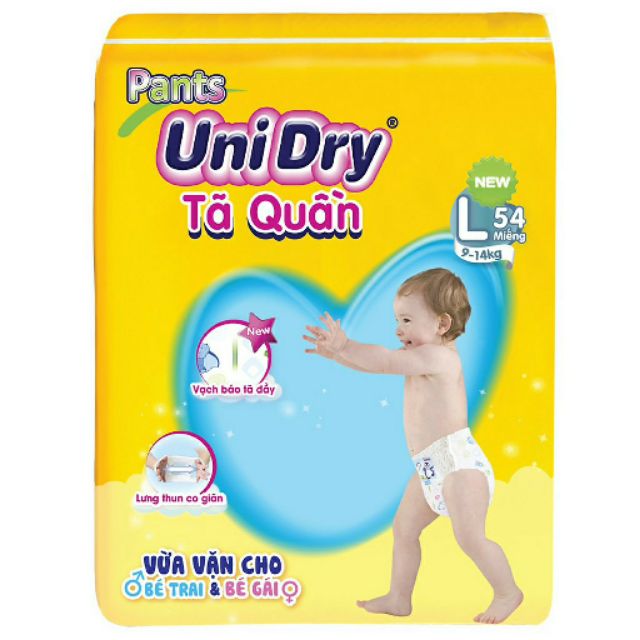 Tã quần unidry M60 L54 XL48 XXL44