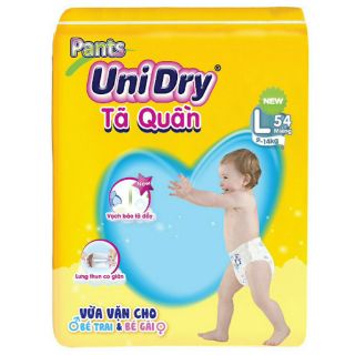Tã quần unidry m60 l54 xl48 xxl44