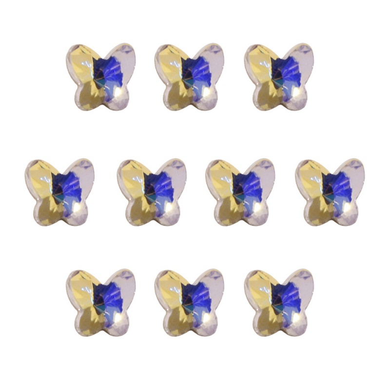 Set 10 Hạt Pha Lê 3D Nhiều Màu Sắc Đính Móng Nghệ Thuật DIY