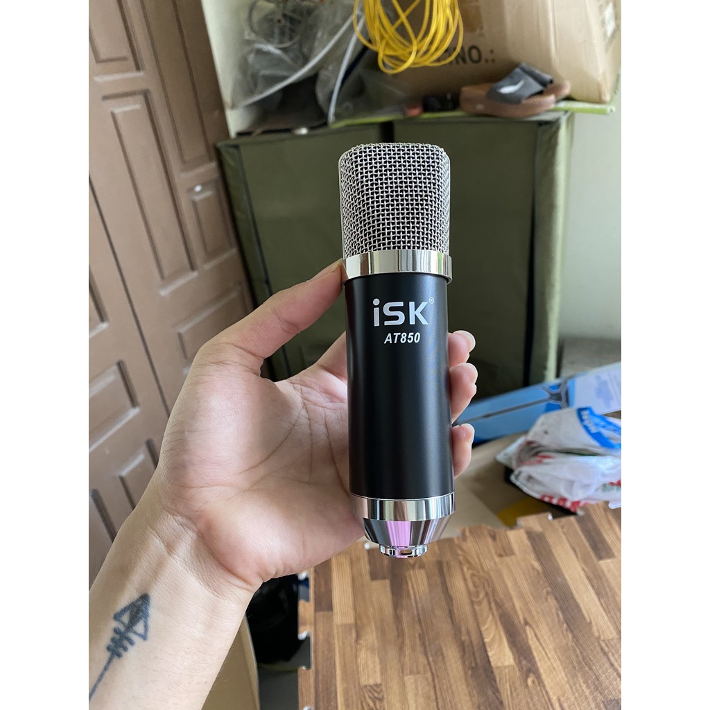 Mic Thu Âm AT850 ⚡FREE SHIP⚡ Hát Livestream , Karaoke ,Thu Âm . Chất Lượng Âm Thanh Cực Hay , Độ Bền Cực Cao