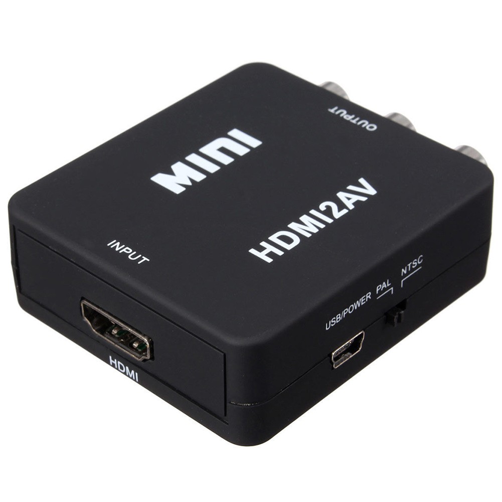 Bộ chuyển đổi tín hiệu từ HDMI sang AV Mini (Đen)