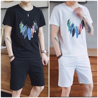Set bộ thể thao nam in lông vũ đẹp mắt - sbtt_039