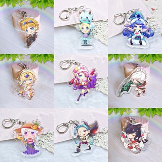 Móc Chìa Khóa Mô Hình Tướng Liên Minh Huyền Thoại LOL Ezreal Lulu Soraka Vayne Xayah Ashe Teemo Akali Orianna Jinx