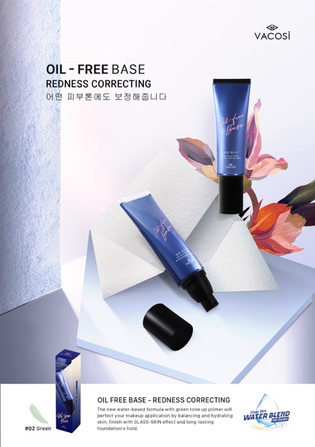 [NEW 2020] Kem Lót Kiềm Dầu, Sáng Da Vacosi Oil-Free Base 45ml | BigBuy360 - bigbuy360.vn