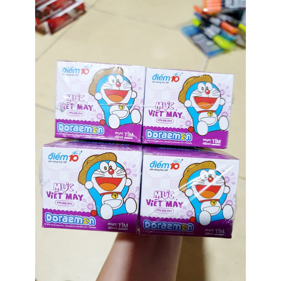 Mực Bút Máy Doraemon Thiên Long FPI-08/DO Mực Màu Tím DCHT