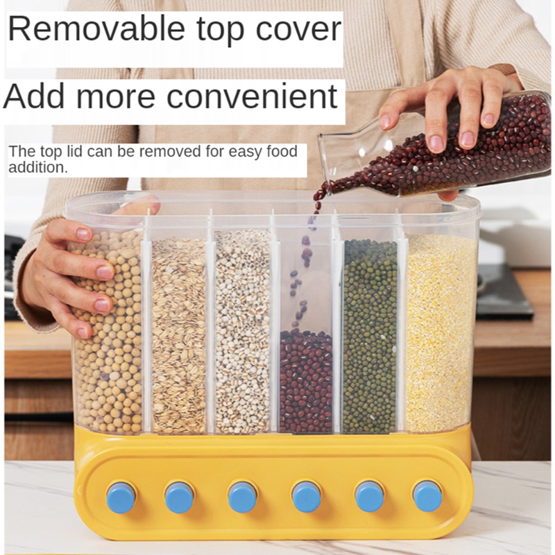 Hộp Đựng Gạo / Ngũ Cốc Gắn Tường Tiện Lợi