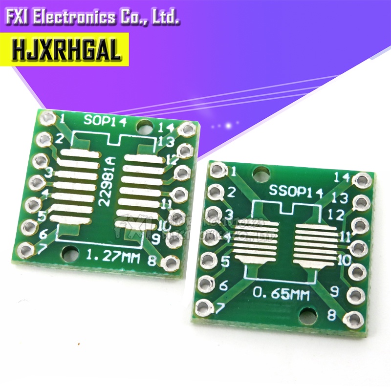 Set 10 Bảng Mạch Chuyển Đổi TSSOP14 SSOP14 SOP14 Sang DIP14