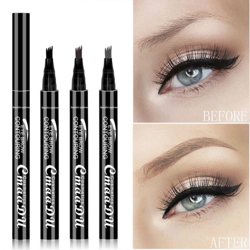 4 Head Makeup Eyebrow Enhancers 5 Colors High-end Automatic Matte Eyebrow Pencil Waterproof | BigBuy360 - bigbuy360.vn