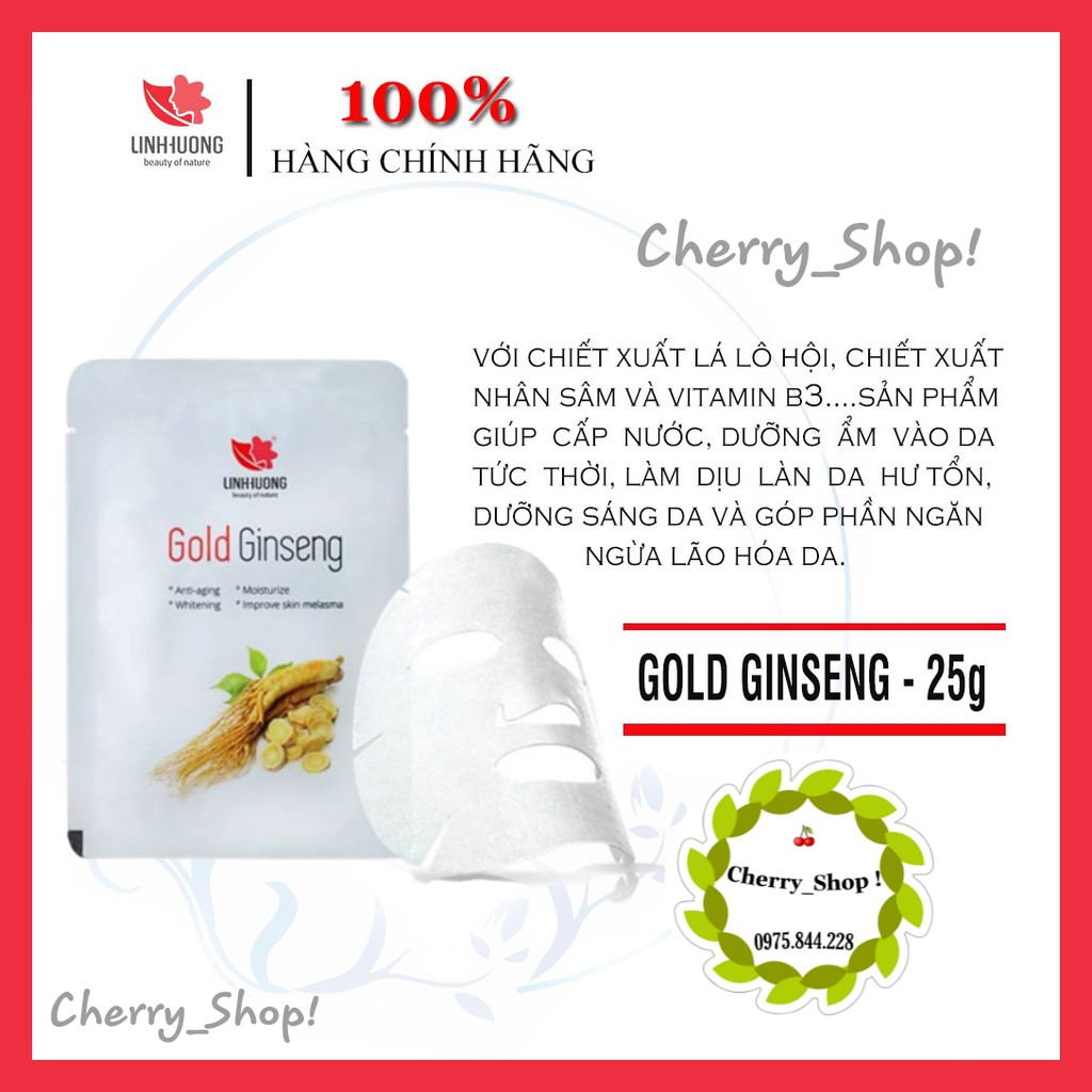 Mặt Nạ Dưỡng Trắng Da Linh Hương, Dưỡng Ẩm, Ngăn ngừa lão hóa, Làm Trắng Da