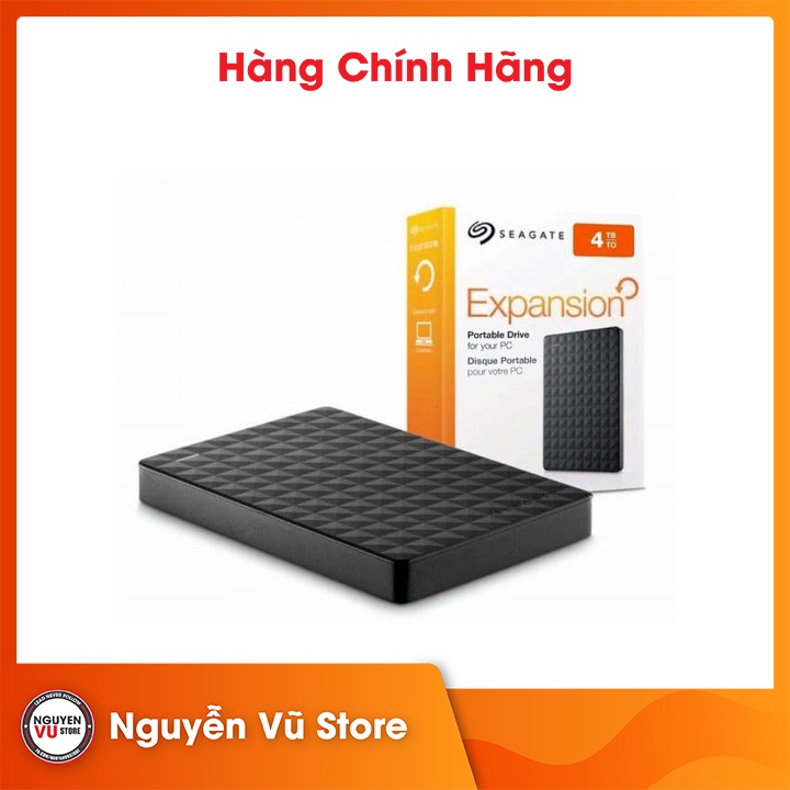 Ổ cứng di động HDD Seagate Expansion Portable 4TB USB 3.0 STEA4000400 - Hàng Chính Hãng